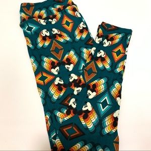 TC Vintage Mickey Disney LuLaRoe leggings NWT